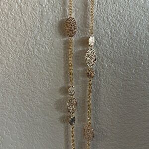 NEW - Paparazzi- Necklace and Earrings- Gold Tones